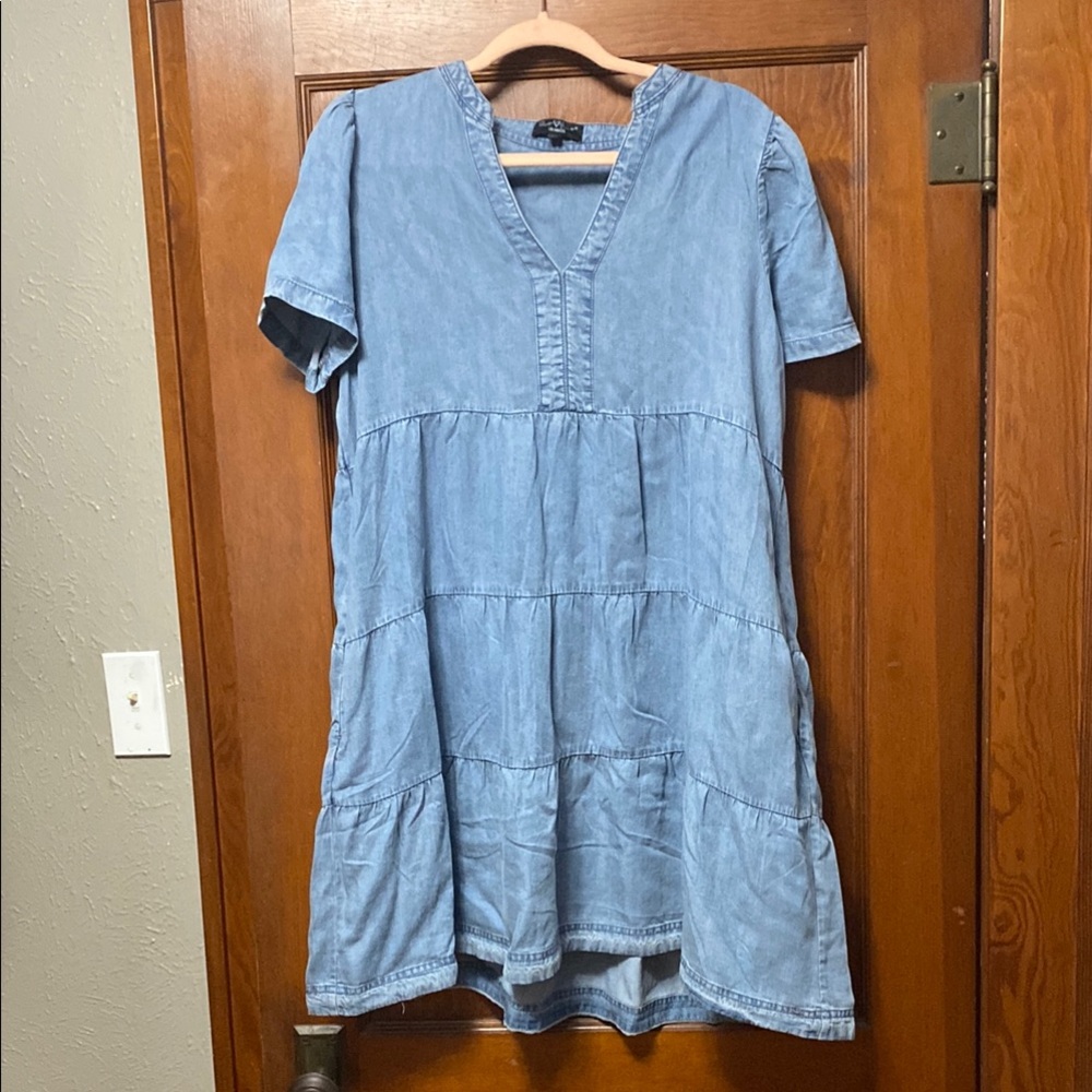 Light Blue Denim Dress